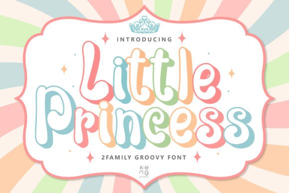 Little Princess: A Groovy Display Font for Bold Visuals