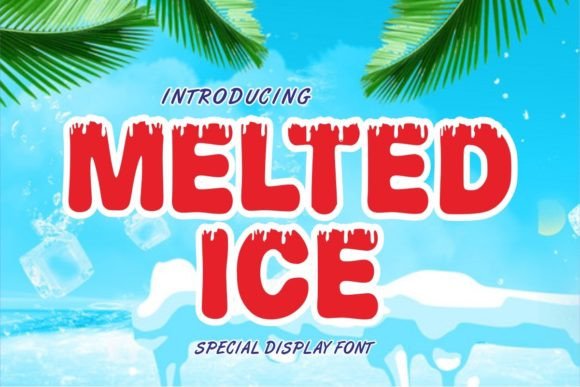 Melted Ice: The Bold Display Font for Cool Branding