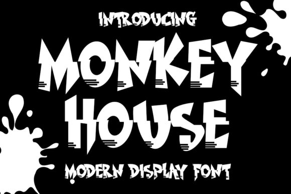 Monkey House: A Unique Display Font for Bold Ideas