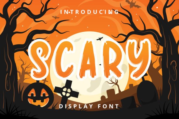 Scary: The Friendly Brush Font for Halloween & Beyond